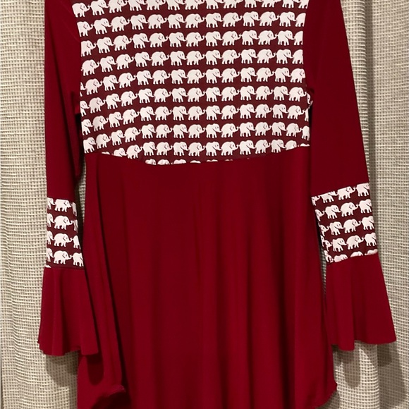 Alabama Tunic with Elephant Design, Size Medium - Picture 5 of 7